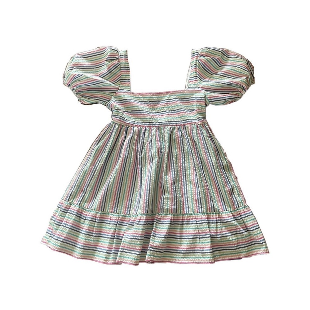 Lovers+Friends brand. Style- multi color stripe baby doll dress